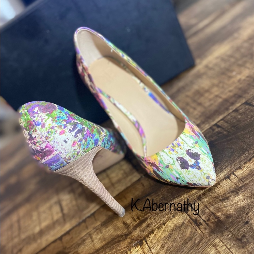 Joe’s multi color heels